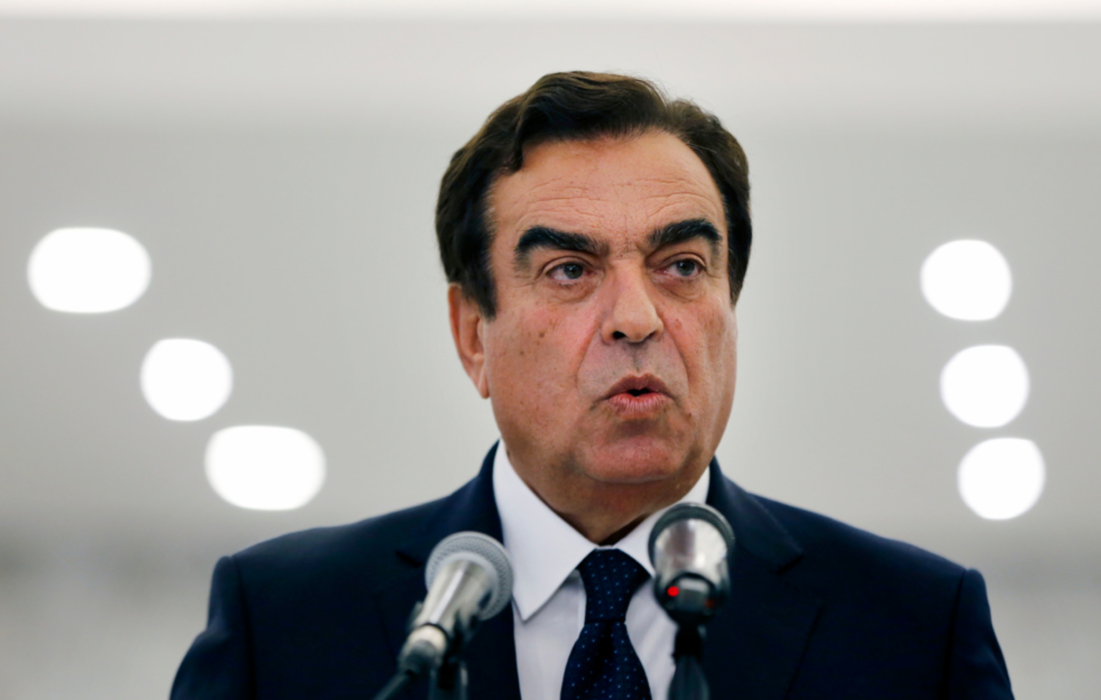 Libanons kortvarige informationsminister George Kordahi.