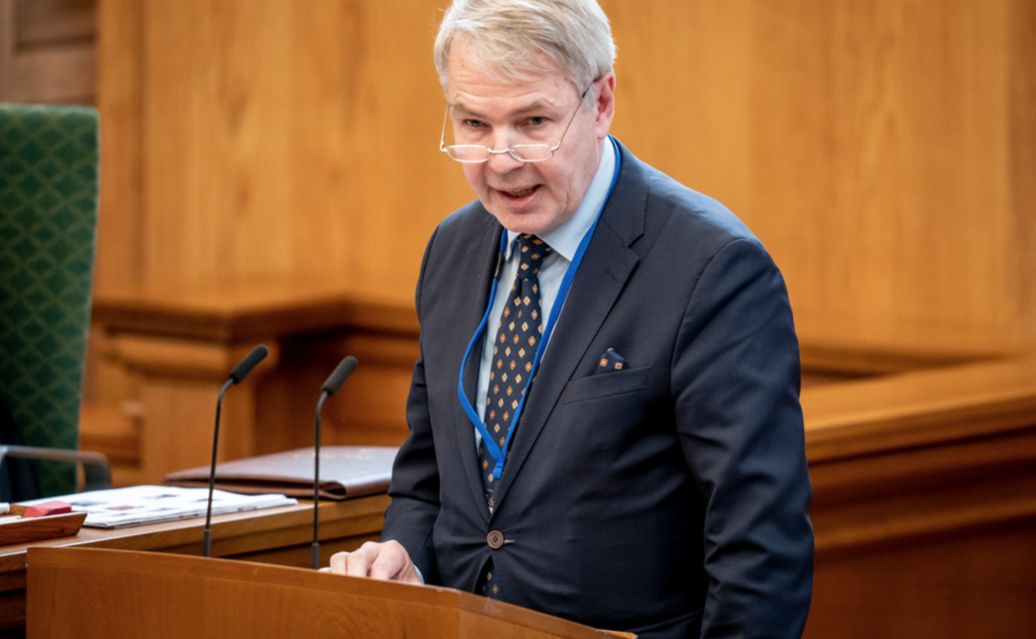 Finlands utrikesminister Pekka Haavisto.