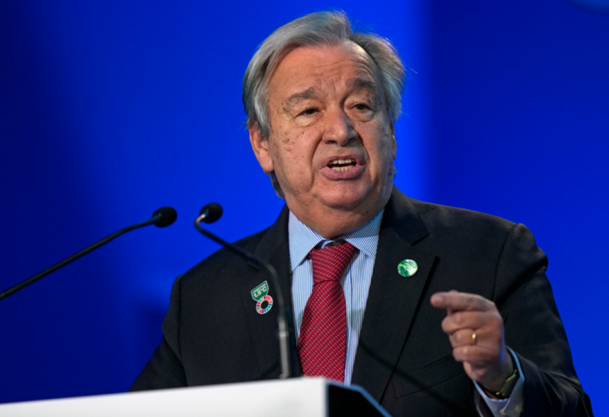 FN:s generalsekreterare António Guterres vill att de ekonomiska sanktionerna mot Afghanistan hävs.