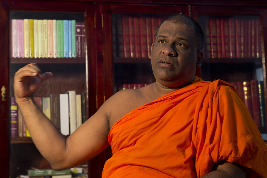 Många bedömare är starkt kritiska till den politiska utnämningen av buddistmunken Galagoda Aththe Gnanasara eftersom han visat bristande respekt för landets lagar och öppen fientlighet mot landets minoritetsgrupper.