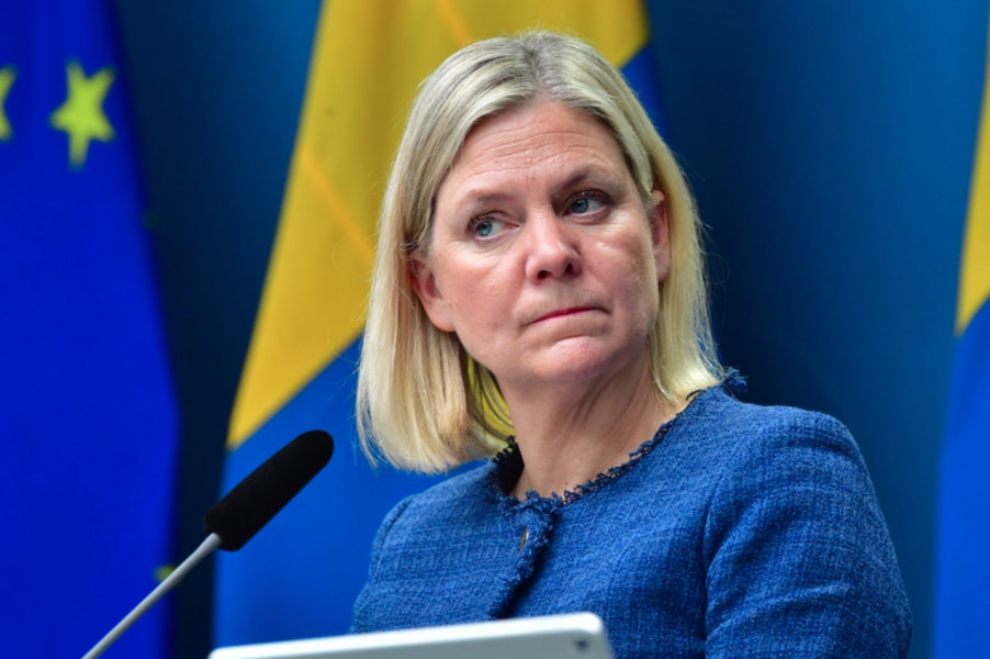 Den efterlysta kvinnan frihetsberövades vid statsminister Magdalena Anderssons (S) bostad.