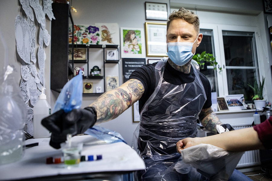 Thomas Rosén från Karlstad har arbetat som tatuerare sedan 1999.