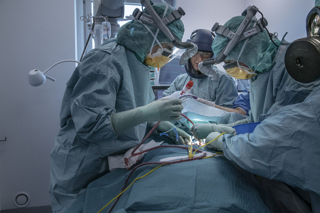IVA på Södertälje sjukhus under coronakrisen 2020.