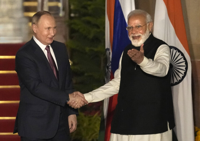 Ryssland uppskattar Indiens "balanserade" inställning till Ukrainakriget.