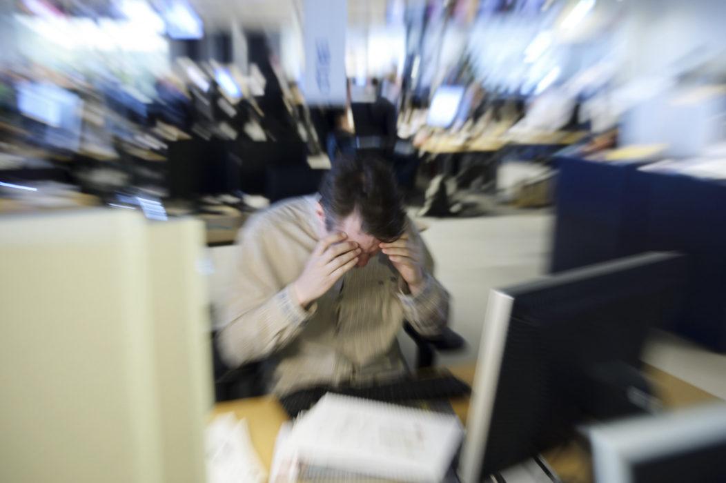 Mental stress är farligt för hjärtat.