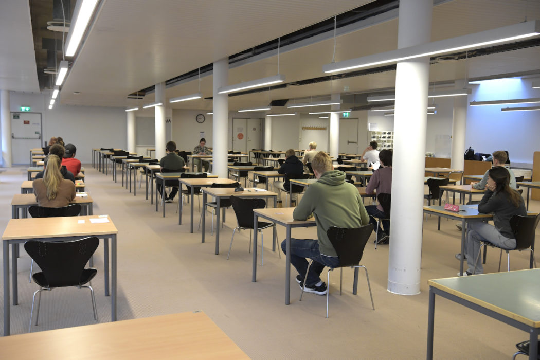 Det kan bli kroppsvisitering vid högskoleprovet.