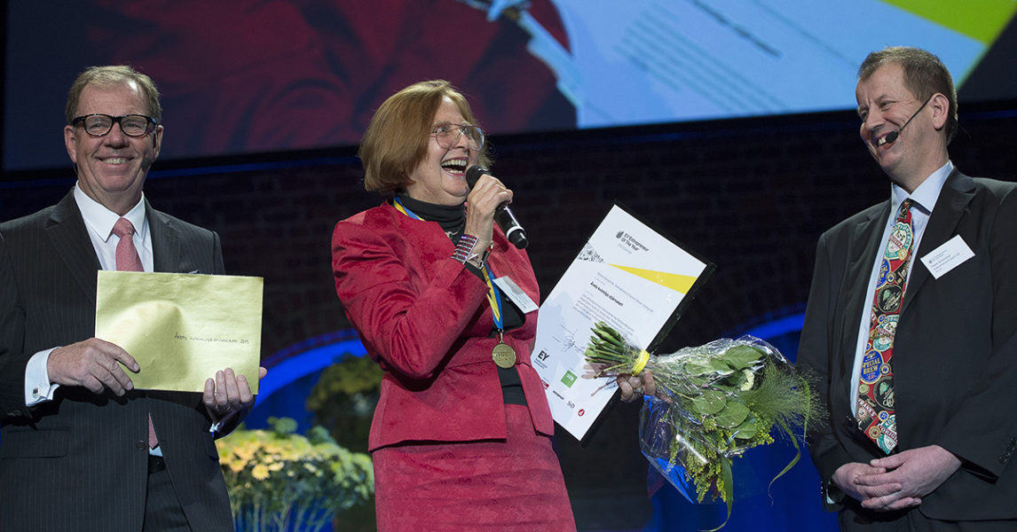 Barbara Bergström, rektor för Internationella engelska skolan, har precis utsetts till Årets stjärnskott på en entreprenörsgala år 2014.
