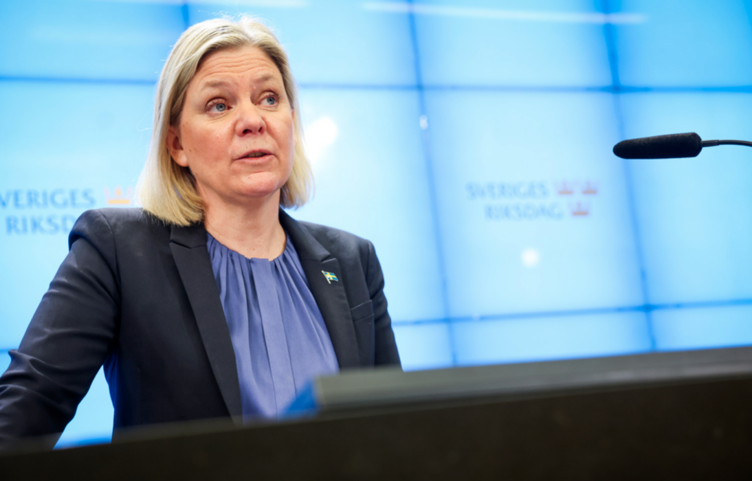 Statsminister Magdalena Andersson (S).