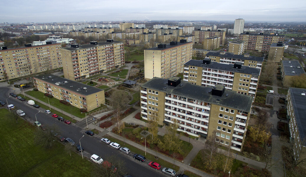 I området Herrgården i Malmö ökade hyresnivåerna med 25,5 procent 2014 och 2019.
