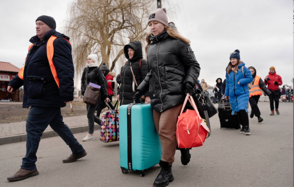 Miljoner människor beräknas vara på flykt från Ukraina de närmaste veckorna.