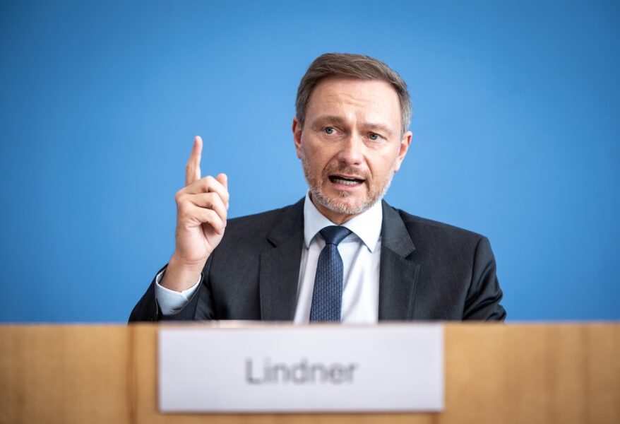 Tysklands finansminister Christian Lindner.