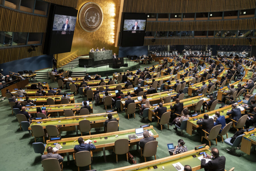 FN:s generalförsamling röstade på onsdagen igenom en resolution om kriget i Ukraina.