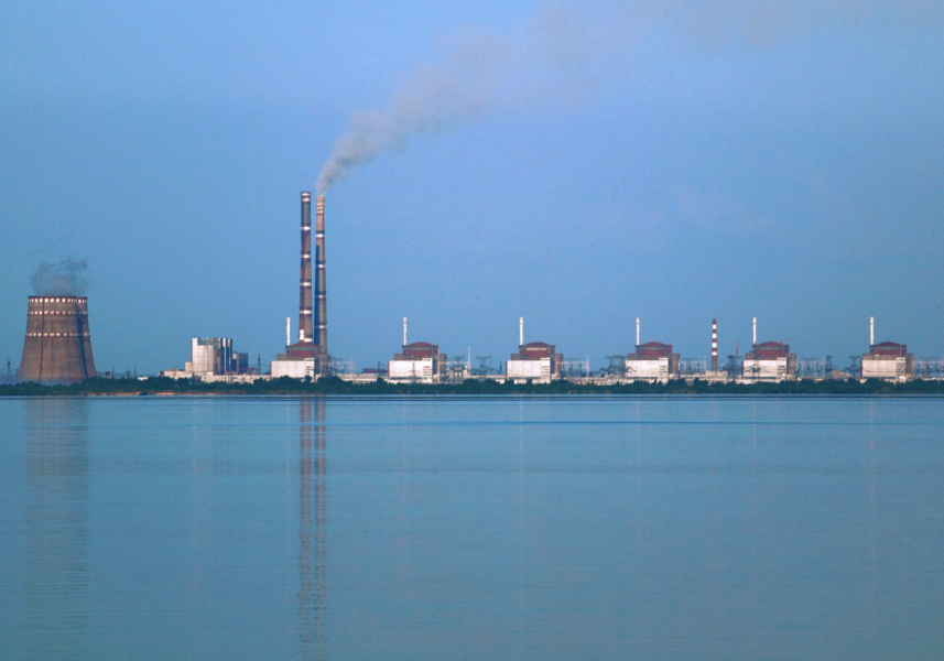Kärnkraftsverket i Zaporizjzja är ett av Europas största.