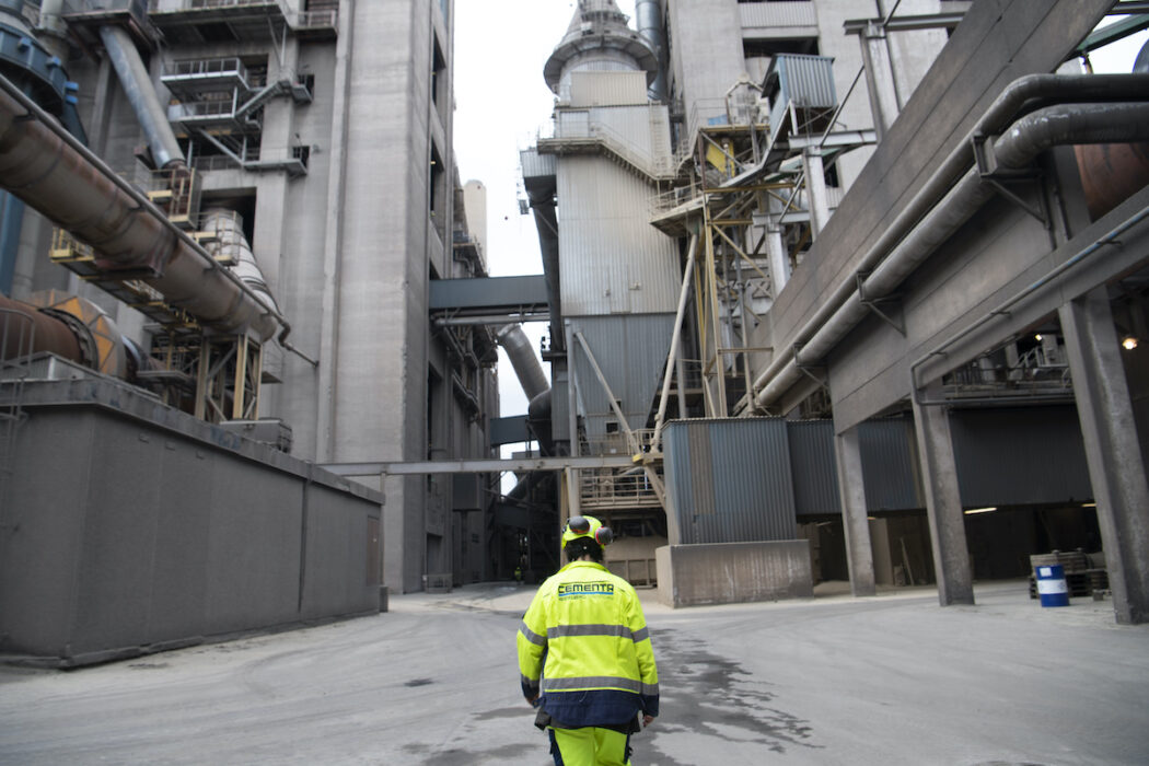 Cementas cementfabrik i Slite på Gotland.