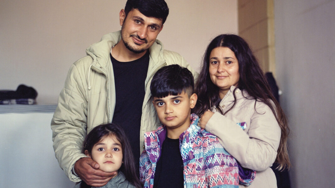 Migranten Abdallah kom till Litauen i juli tillsammans med sin fru Nusar, sin dotter Jin och sin son Abdulmalik.