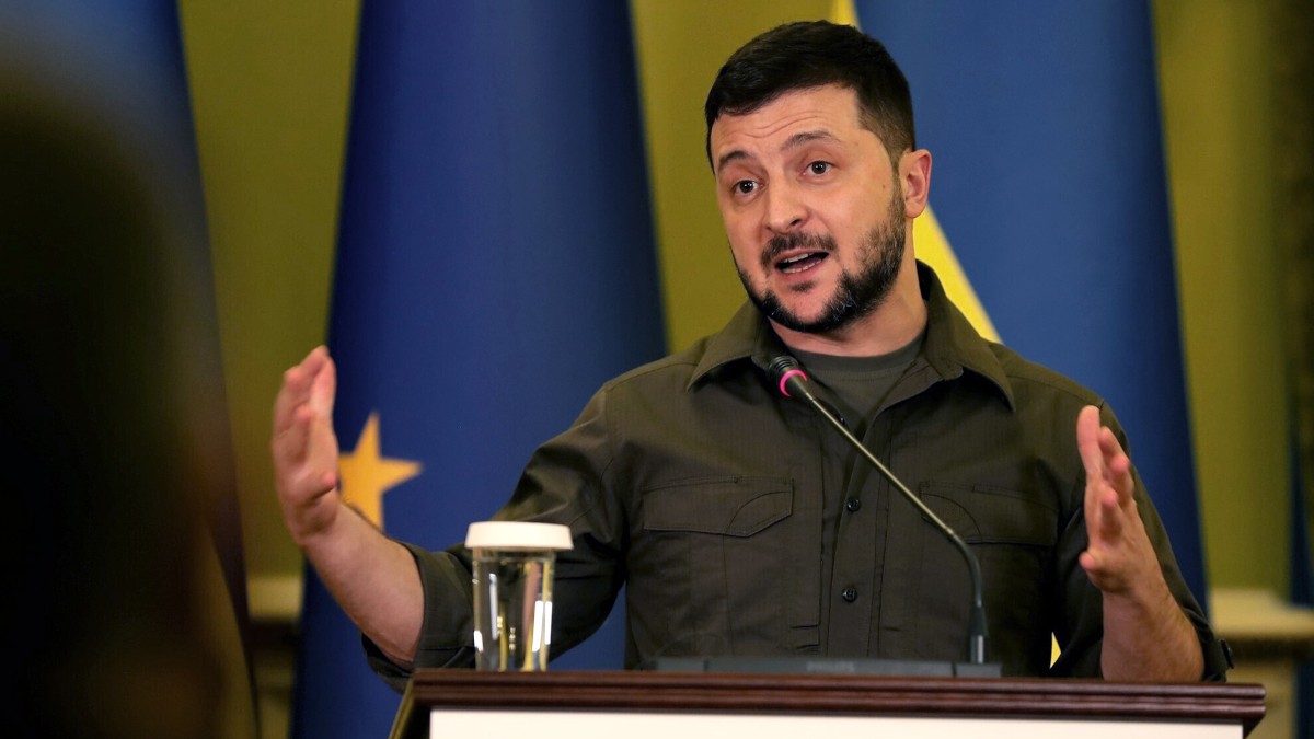 Ukrainas president Volodymyr Zelenskyj.