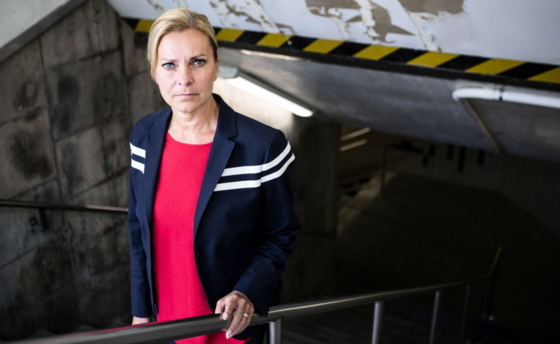 Polisförbundets ordförande Lena Nitz.