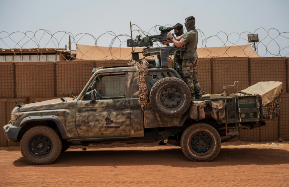 Franska soldater i Mali i juni 2021.
