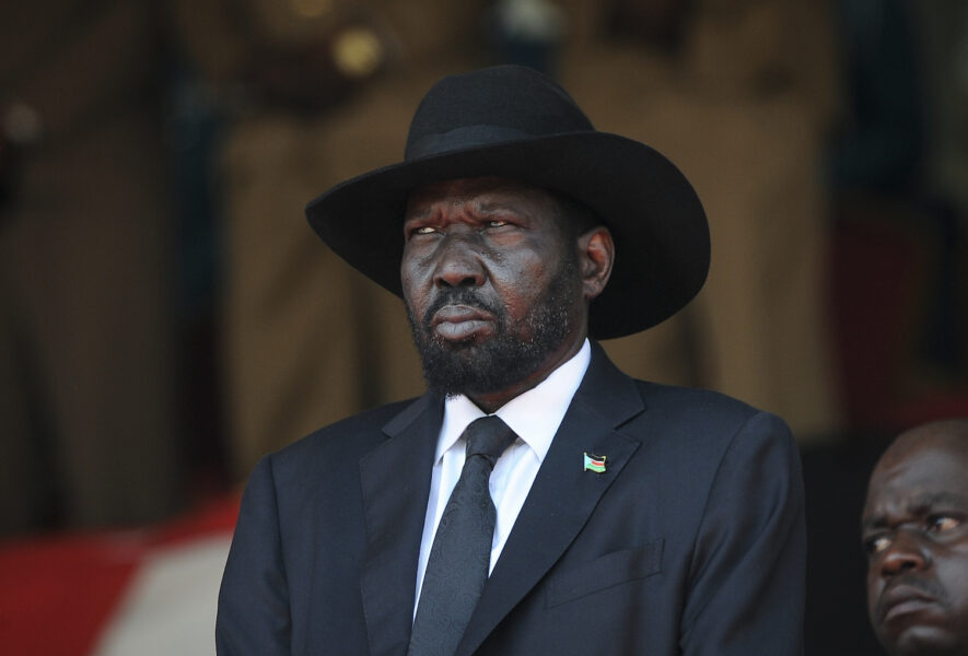 Sydsudans president Salva Kiir.