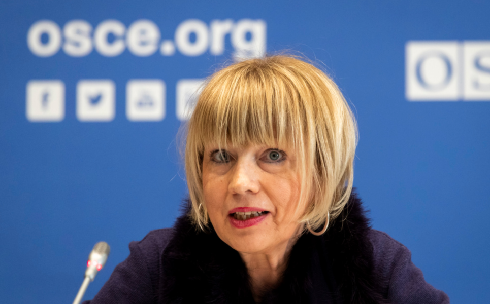 OSSE:s generalsekreterare Helga Maria Schmid.
