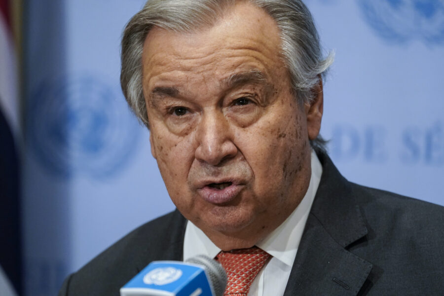 FN:s generalsekreterare António Guterres.