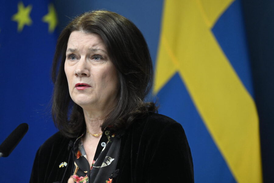 Utrikesminister Ann Linde.