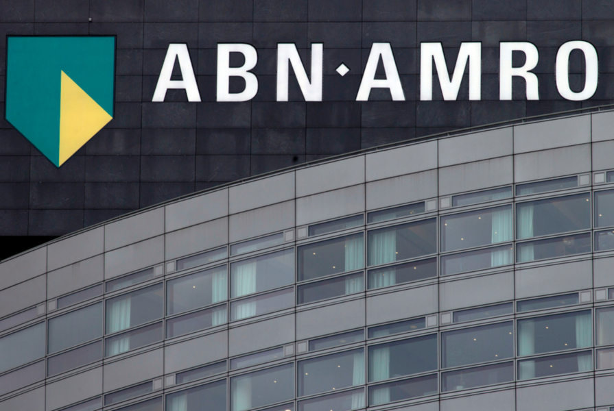 Banken ABN Ambro i Nederländerna.