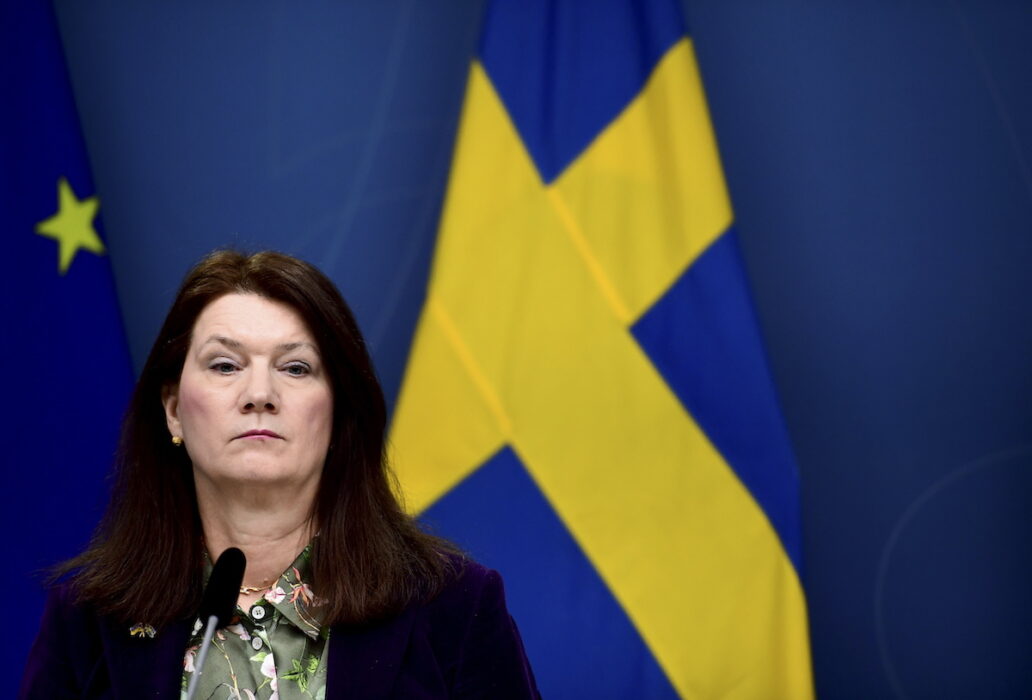 Utrikesminister Ann Linde (S).