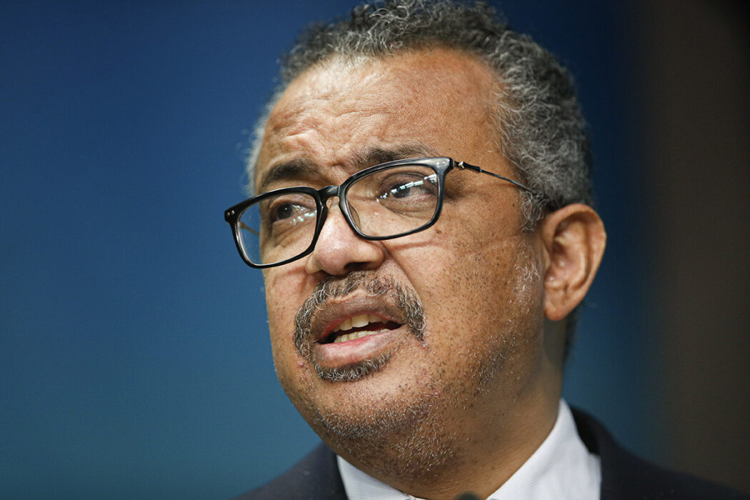 WHO:s generaldirektör Tedros Adhanom Ghebreyesus.