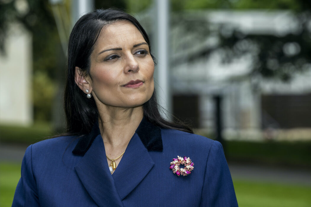 Storbritanniens inrikesminister Priti Patel.