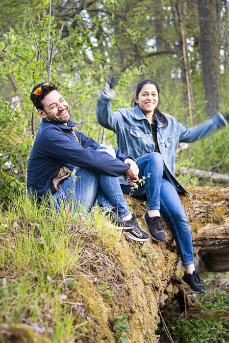 Ali Karimi och Salma Khalid får energi och kraft från naturen, berättar de