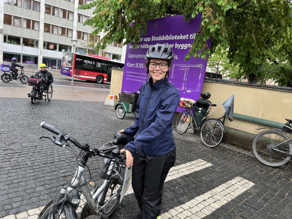 Linnea Michel menar att även om svensk trafik behöver förbättras är det bättre än i Tyskland, ett land som hon har bott länge i