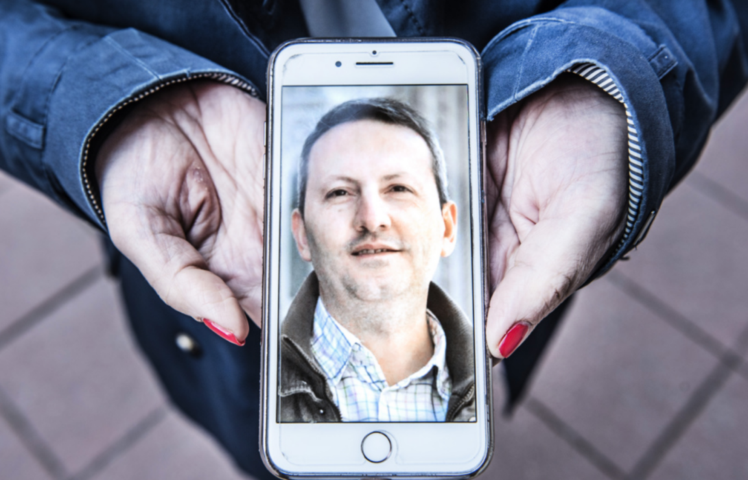KI-forskaren Ahmadreza Djalali som sitter fängslad i Iran.