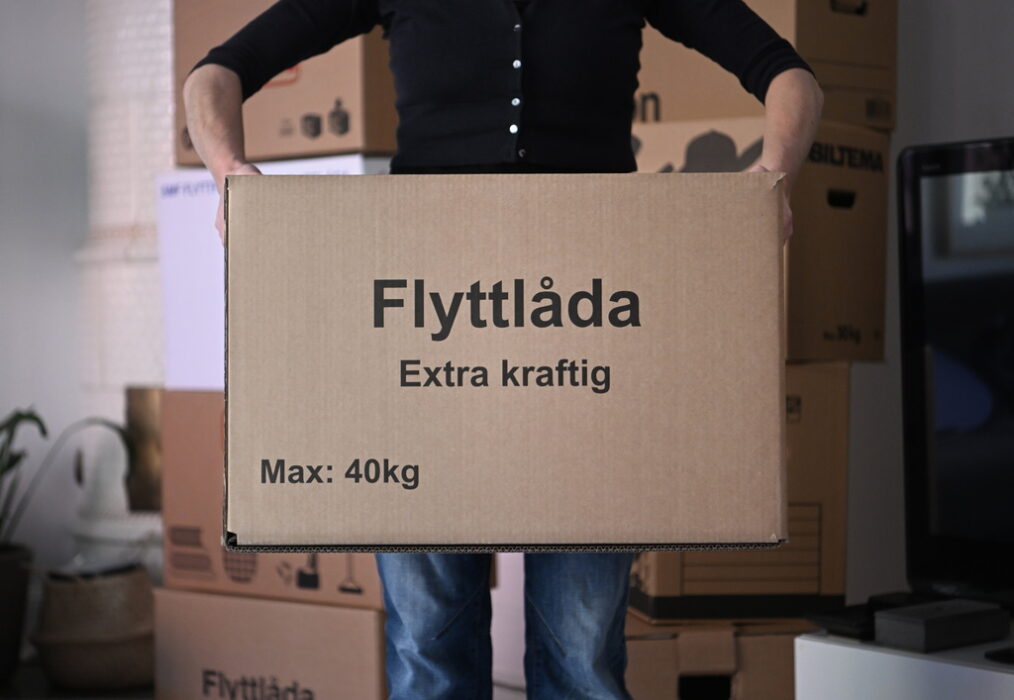 En bra flyttkartong ska bland annat vara stabil, tät och gå att stapla.