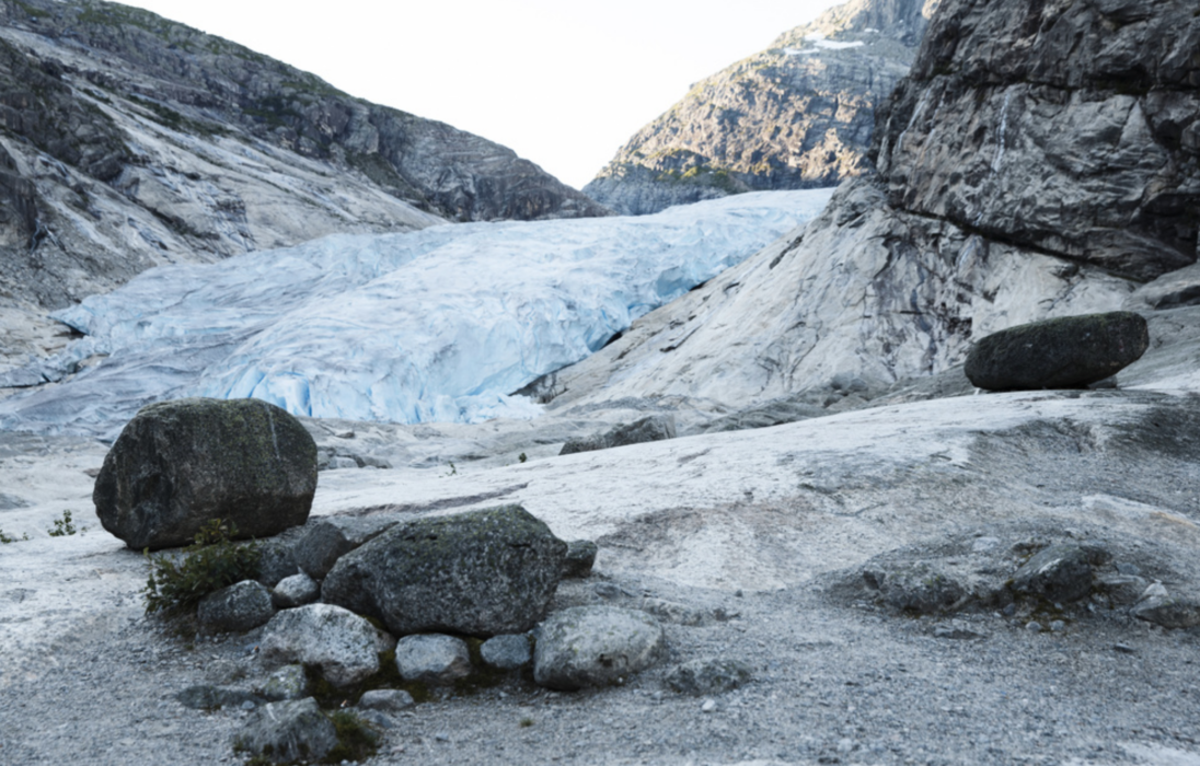 Skandinaviska glaciärer drar sig stadigt tillbaka.