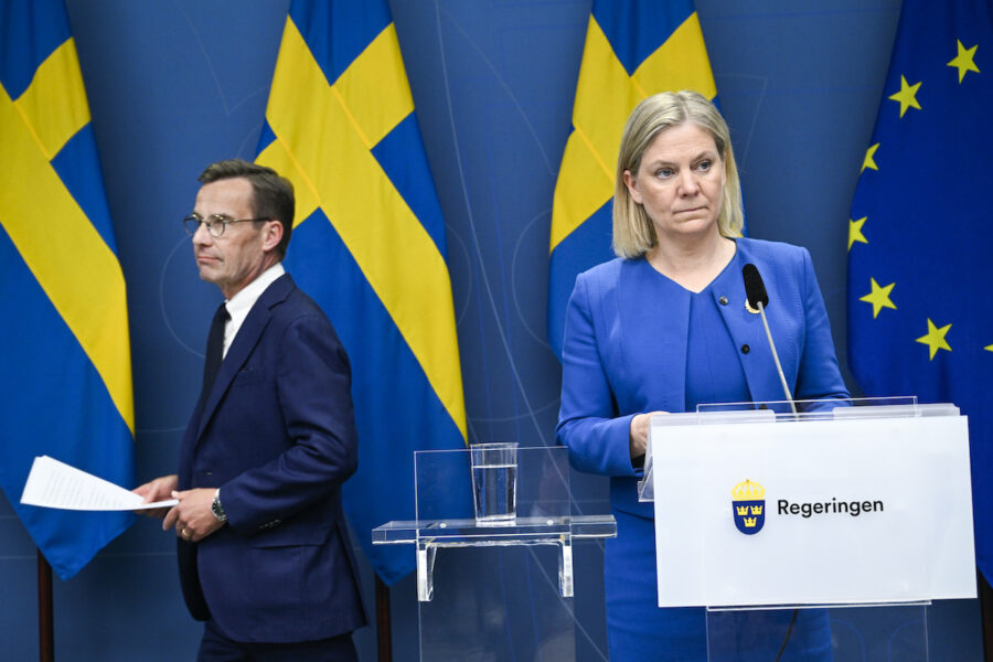 Moderaternas partiledare Ulf Kristersson och statsminister Magdalena Andersson (S) meddelade i dag att regeringen kommer att ansöka om ett svenskt medlemskap i Nato.