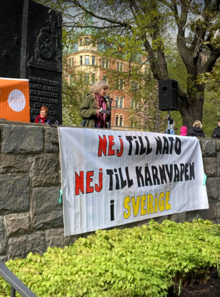 Under dagen arrangerade ett flertal organisationer en demonstration i Stockholm med budskapet "Nej till Nato".