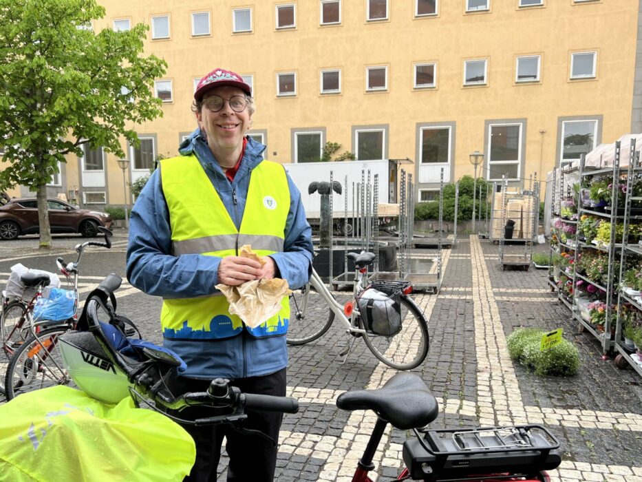 Peter Forsberg är engagerad i flera miljörörelser och tar oftast cykeln till jobbet
