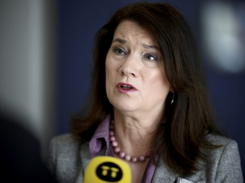 Utrikesminister Ann Linde (S).