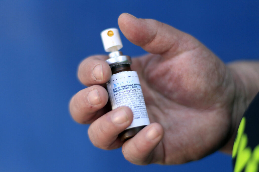 Sativex, ett receptbelagt läkemedel baserat på cannabis.