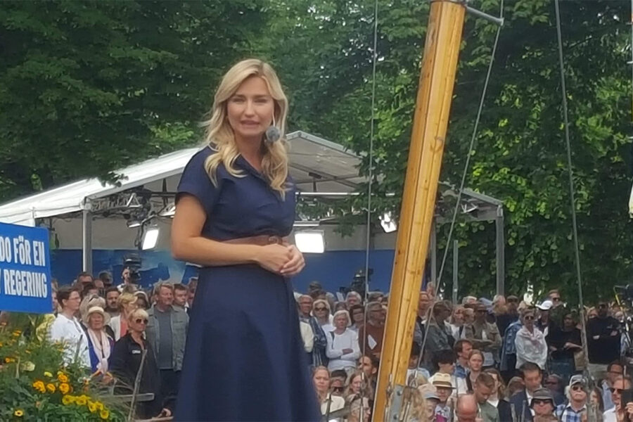 När Kristdemokraternas partiledare Ebba Busch (KD) håller tal under Almedalsveckan kretsar det mycket kring Svenssonliv .