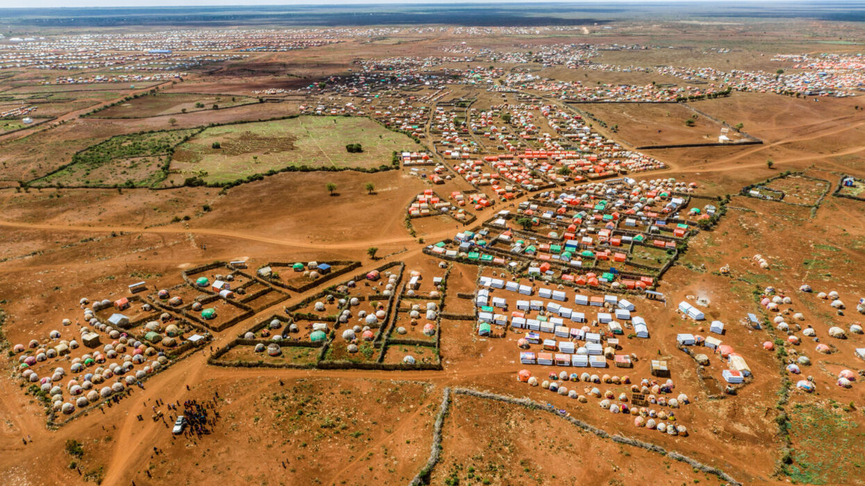 I lägret Baidoa, Somalia, har många människor från rurala områden tagit sin tillflykt efter att de på grund av torkan tvingats lämna sina hem.
