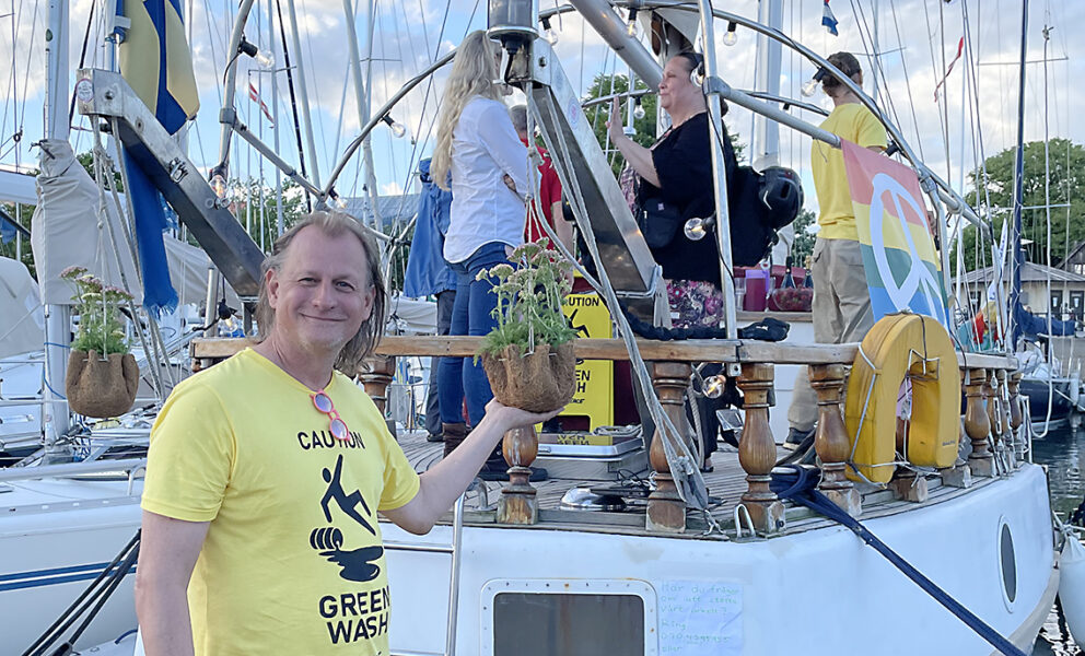 I Almedalen vill alla verka grönare än de verkligen är, menar Carl Schlyter, kampanjledare för klimat- och systemomställning på Greenpeace.