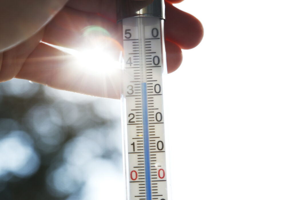 30 grader varmt – eller mer.