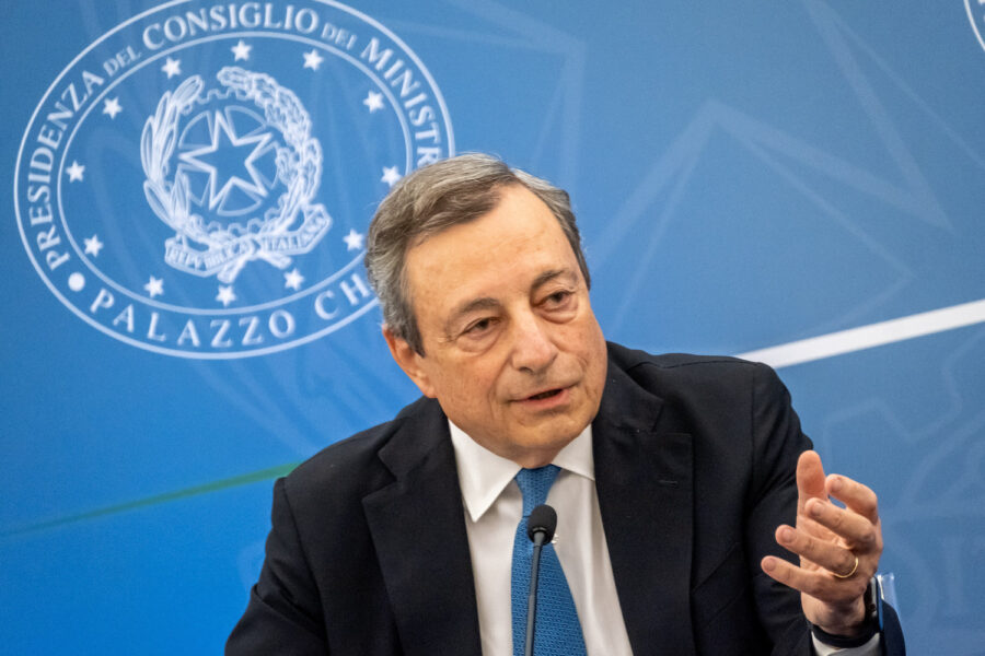 Italiens premiärminister Mario Draghi.