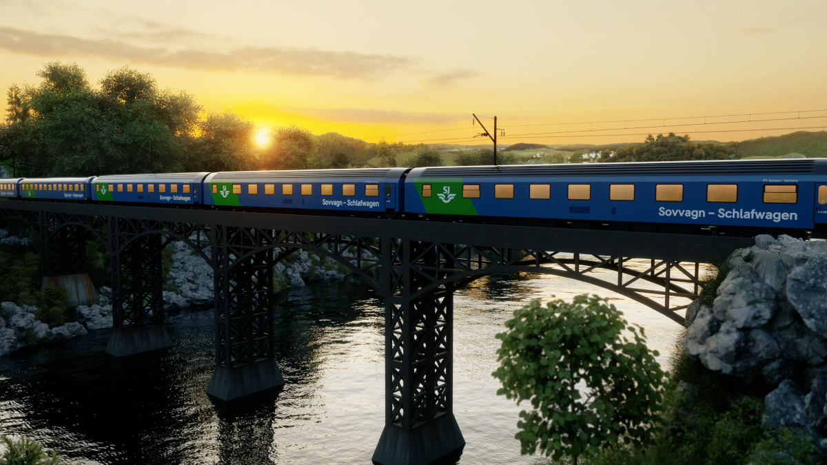 Det nya nattåget till Hamburg har premiär 1 september.