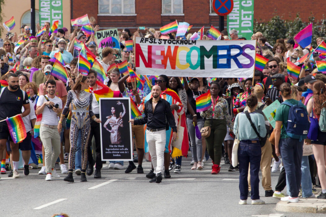 Årets Pridefestival var välbesökt.