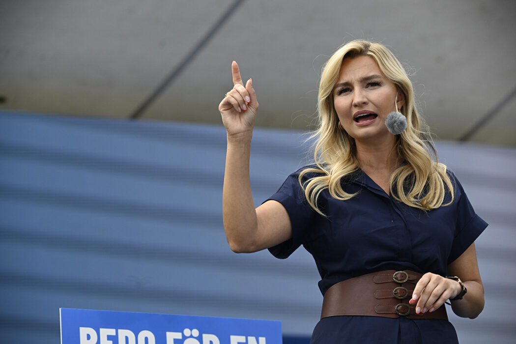 Kristdemokraternas partiledare Ebba Busch.