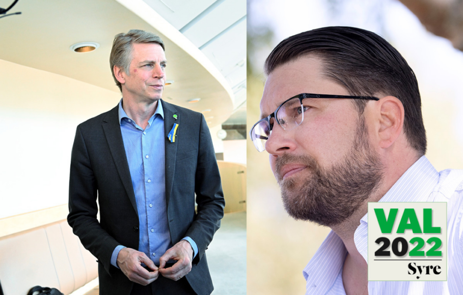 Miljöpartiets språkrör Per Bolund anser att "höra Jimmie Åkesson i P1 är att höra dumheten tala fritt".