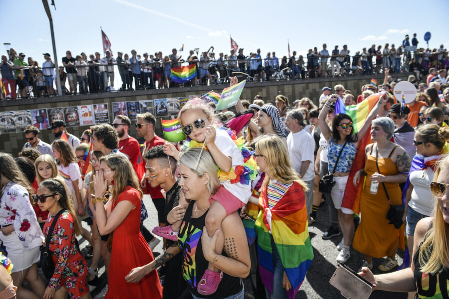 Bild från Prideparaden 2019.